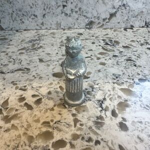 Vintage Isabel Bloom Sculpture Girl Holding Birds Signed Figurine 1993 NO BOX